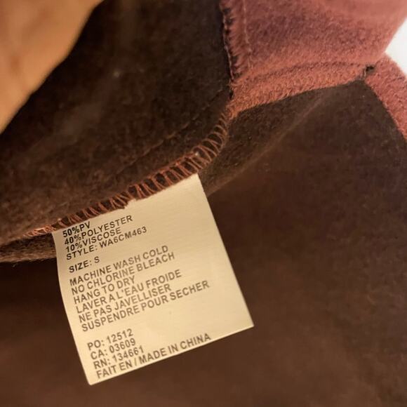 NEW with tags Tierra + Tutu Multimedia Zip Up Vest, NWT, Size Small, MSRP $89 - Picture 6 of 7